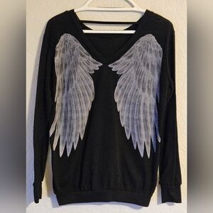 Midnight Hour Black Long Sleeve Sweater S